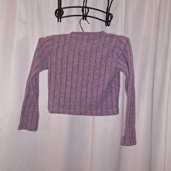 Kids Purple Sweater Set - Picture 3 of 4
